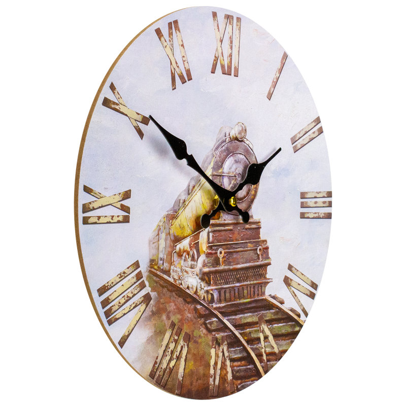 Horloge murale 12 "à chiffres romains