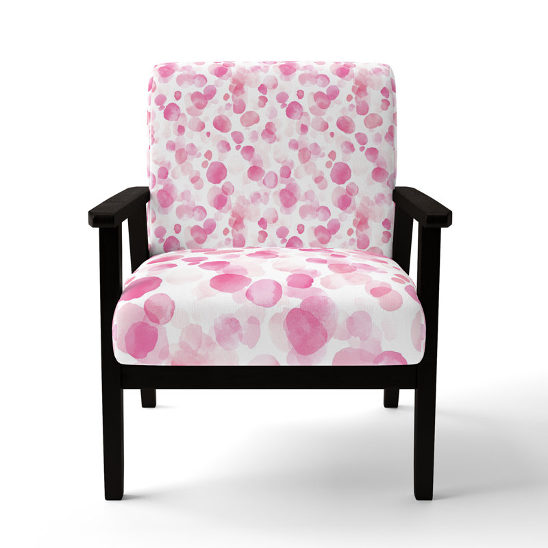 Chaise rembourrée pour filles - Dream, Accoudoirs carrés noirs