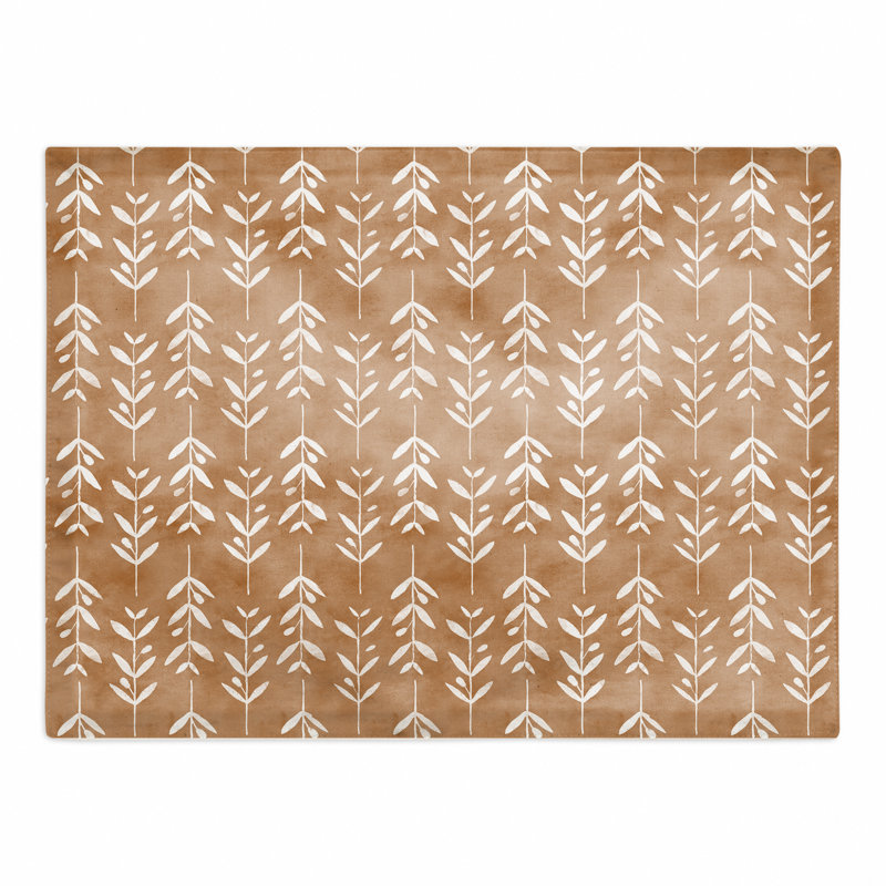 Polyester Floral Rectangle Placemat