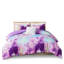 Ensemble d'édredon à imprimé teinture sur nœuds double / grand avec coussin décoratif-131082099