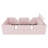 Upholstered Platform Bed with Rabbit Cushion-479619236
