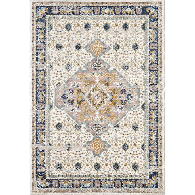 Gardette Oriental Indoor Rug, Rectangle 4' x 6'