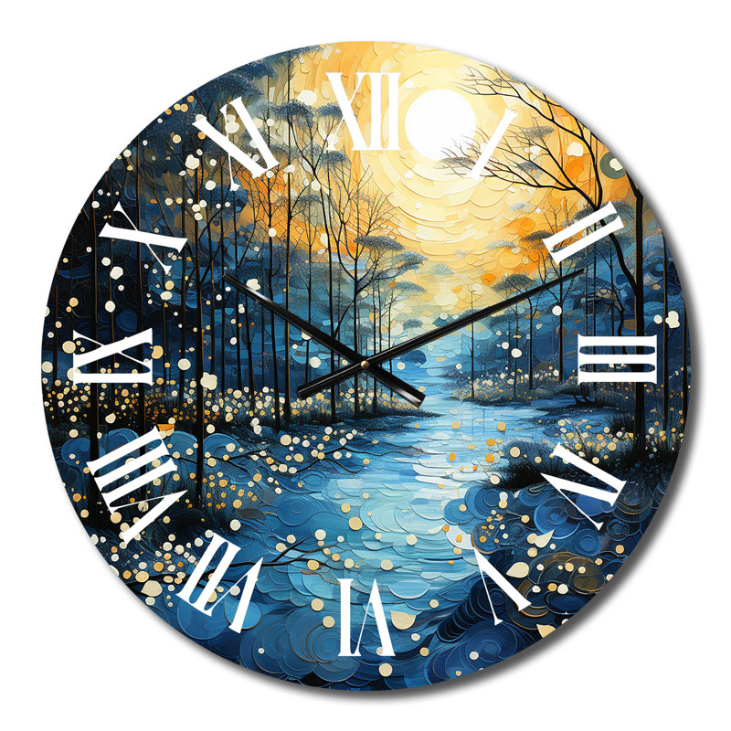 Clarysse Metal Wall Clock, Small