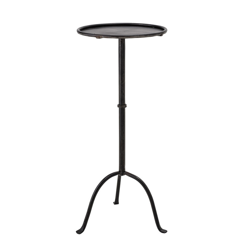 Miranda Metal End Table, Black