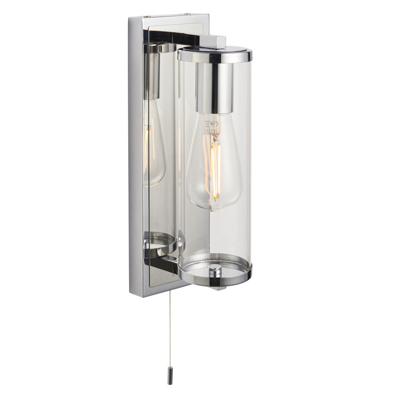 Orwin Candle Wall Light, Chrome