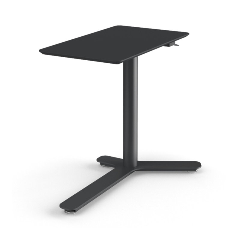 Float Adjustable Height Stainless Steel Aluminium Floating Desk, Carbon Black