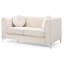 Causeuse ivoire contemporaine pour deux-664702469