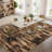 Modern Geometric Machine Washable Rug with Non-Slip Backing Non-Shedding Contemporary Accent Carpet Soft Low Pile Floor Cover for Living Room-1275321121