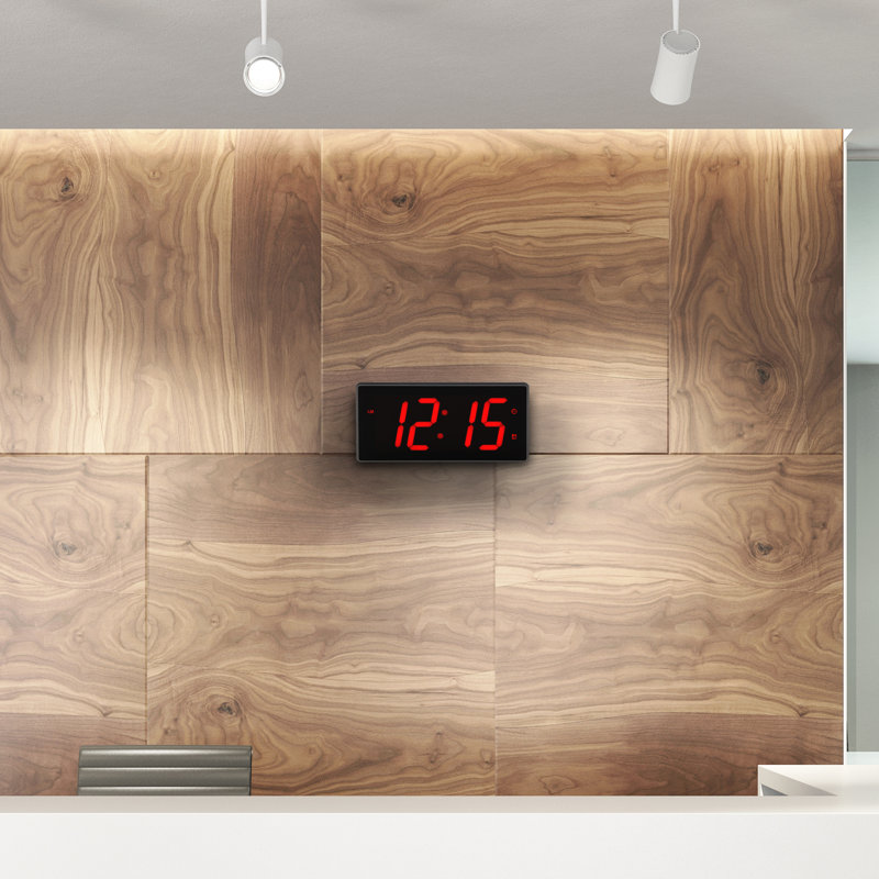 Modern & Contemporary Digital Tabletop Clock with Alarm in