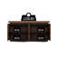Buffet Buffet, buffet moderne avec rangement décoratif, brun