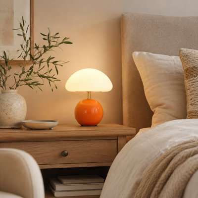 8.9" Modern Mushroom Table Lamp with Soft Ambient Light