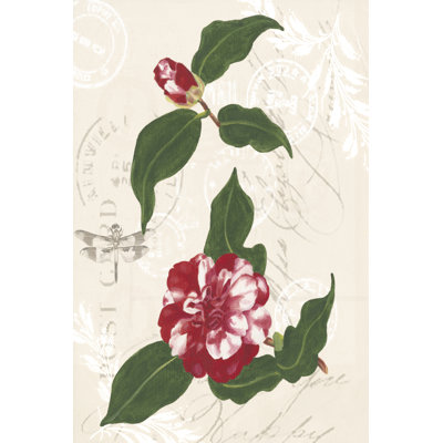 Dianne's Camellias I 1 Piece Painting on Canvas