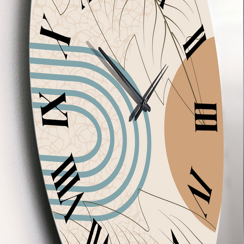 Horloge murale organique Mid Century, Petit