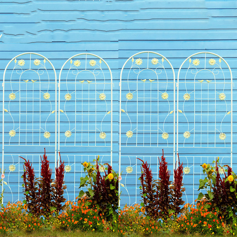 71'' H x 79.5'' W Iron Trellis