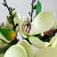 Centre de table magnolia dans un vase