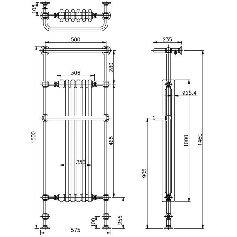 Traditional Towel Rail Heated Towel Rails
