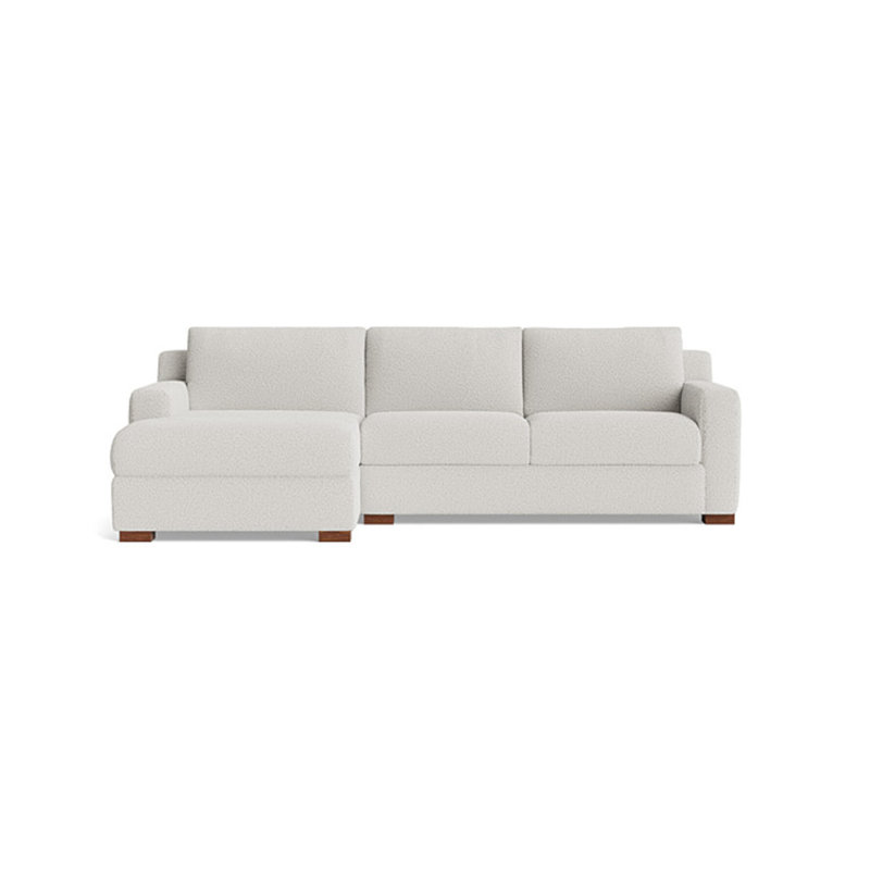 Catalina Chaise Sectional, Performance Weave - Carrot, Right Hand Facing
