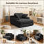 Upholstered Corduroy Accent Chair-1206478693
