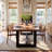 63” Solid Wood Dining Table with Strong Trestle Base