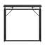31,5 po Bureau large et pliable pour petits espaces, aucun assemblage requis, noir