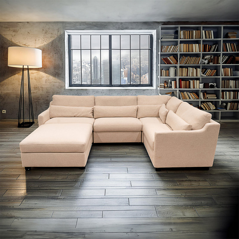 Canapé modulaire 5 pièces Hampshire Unbleached
