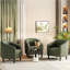 Upholstered Barrel Chair-667359153
