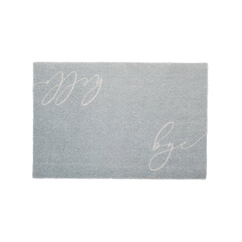 Hello Bye Non-Slip Door Mat, 40cm W x 60cm L
