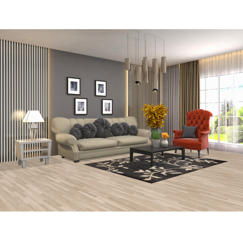 Hand-Knotted Abstract Area Rug 5x6