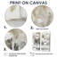 «Autumn Forest Birch Trees In Canada - Birch Wall Art, Gray Nature», reproduction sur toile 2 pièces-2000655994-2000655995-2000655996