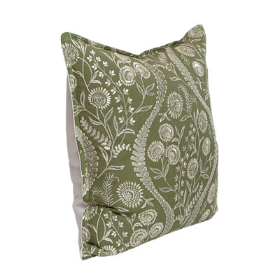 Floriblanca Self-Flange Accent Pillow
