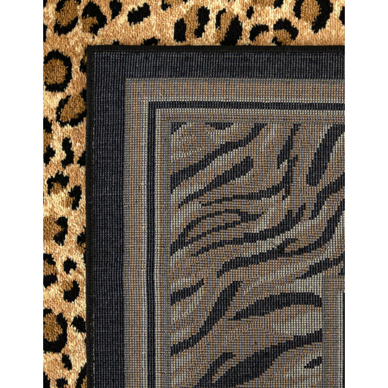 Tapis brun Testerman, Rectangle 7 pi 10 po x 11 pi