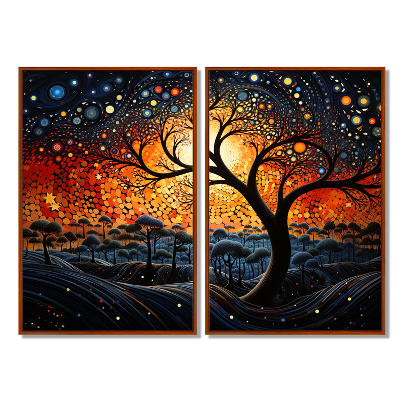 Fultz - Peuples d'Afrique, impressions sur toile, 36" H x 48" W, Impression encadrée flottante, Brown