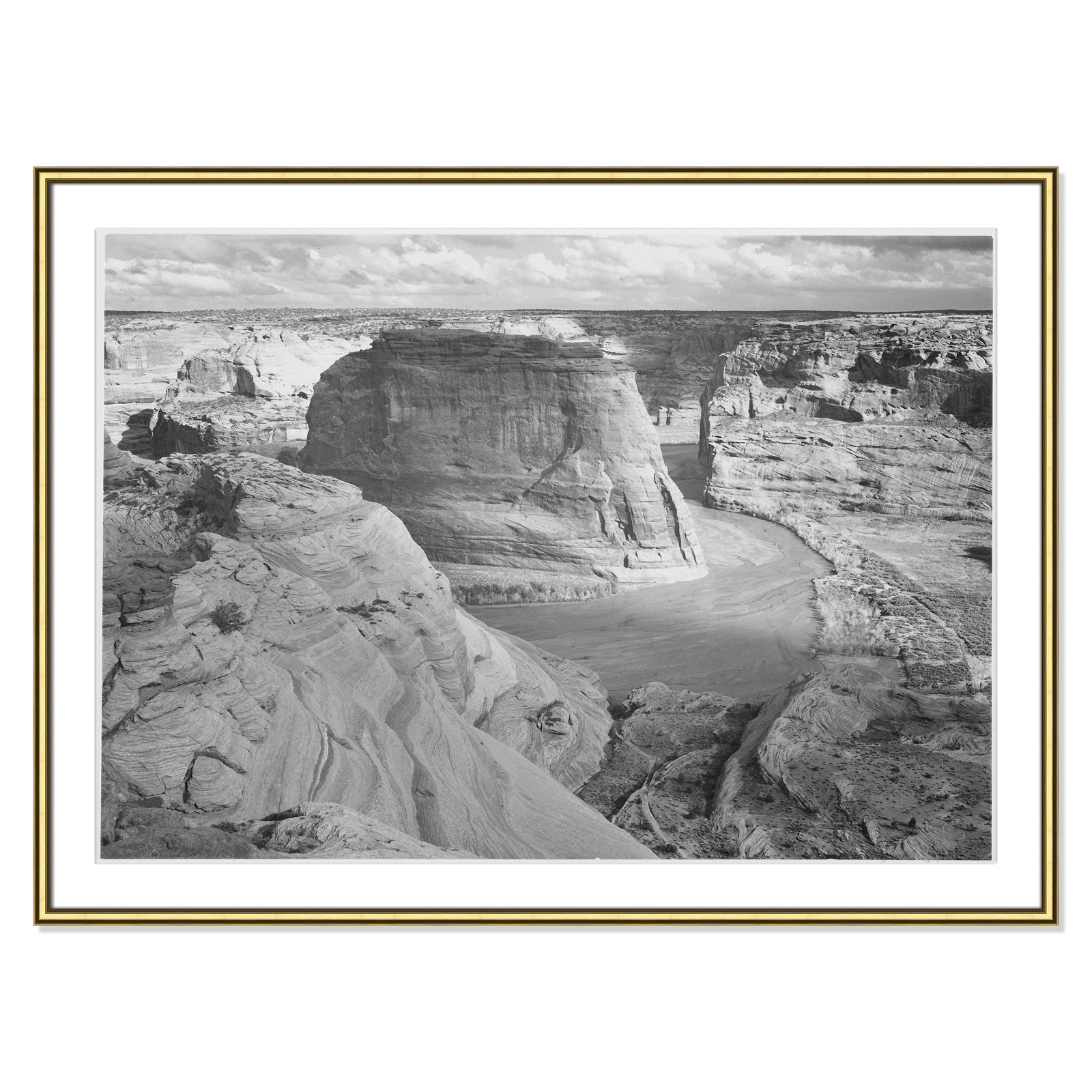 Canyon De Chelly Arizona 2 by Adams, Gold, 30.75" H x 42.75" W x 0.88" D