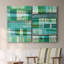 Teal Pattern I-Premium Gallery Wrapped Canvas -Ready to Hang-1809351164