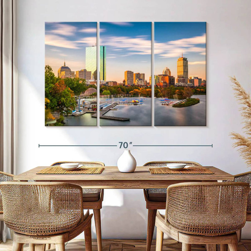 Rorry Charles River Dock Boston, 42" H x 65" W