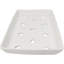 Ensemble de 6 assiettes en céramique blanche avec trous d'égouttement 9 "par 5" Neta Zara-1350186579