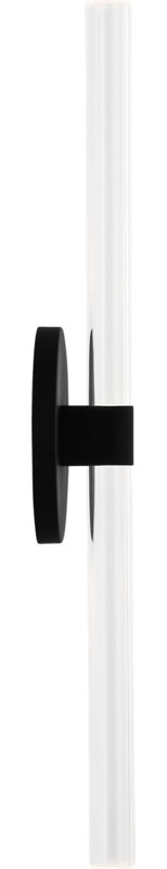 Silas Sconce, 18" H x 4.5" W x 2" D, Midnight Black, 1