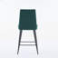 Ensemble de 2 chaises de bar réglables en fer avec pieds de fer réglables et comptoir de bar-999023660