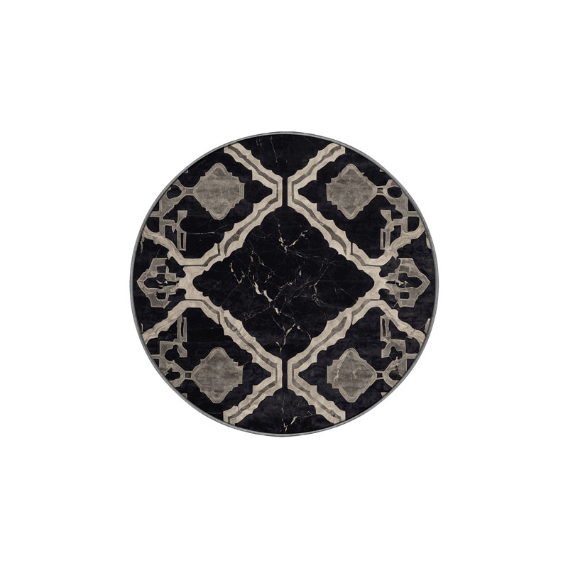 Machine Washable Gray Area Rug