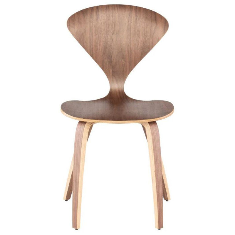 Chaise de salle à manger en bois maxima, Noyer