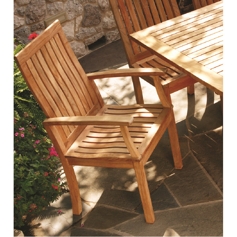 Monterey Teak Outdoor Dining Armchair