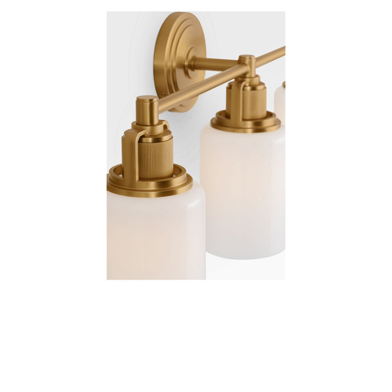Ashford Bath, Burnished Brass, 10.25" H x 23.75" W x 5.5" D