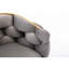 Chaise moderne en velours pour chambre à coucher | Texture douce et tricot unique de 28,46 po de profondeur x 21,85 po de largeur et de 29,16 po de hauteur, gris confortable-1782665889-1701558905