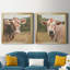 «On the pasture I», ensemble de 2 reproductions d'art sur toile-269289981-269289978