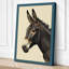 Donkey Study Boho - Wrapped Canvas-646526569-646526591
