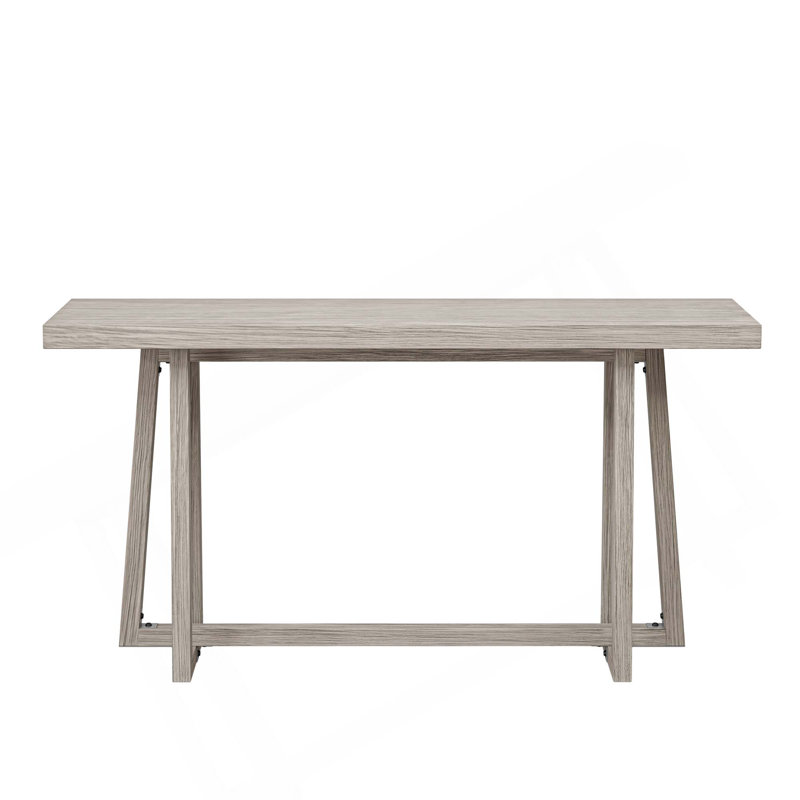 59.84" Rectangular Console Table, Gray