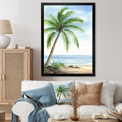 " Palm Tree At The Beach Resort V "