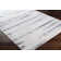Addilyn Machine Woven Striped Dark Blue/Beige Area Rug