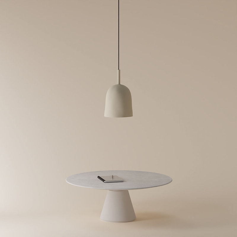 Vessel Pendant Light, Black, Sand, 24.5'' H x 9'' W x 9'' D