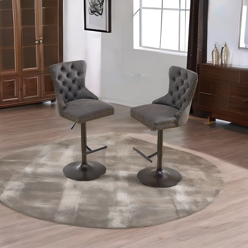 Ensemble de 2 tabourets pivotants Inelle